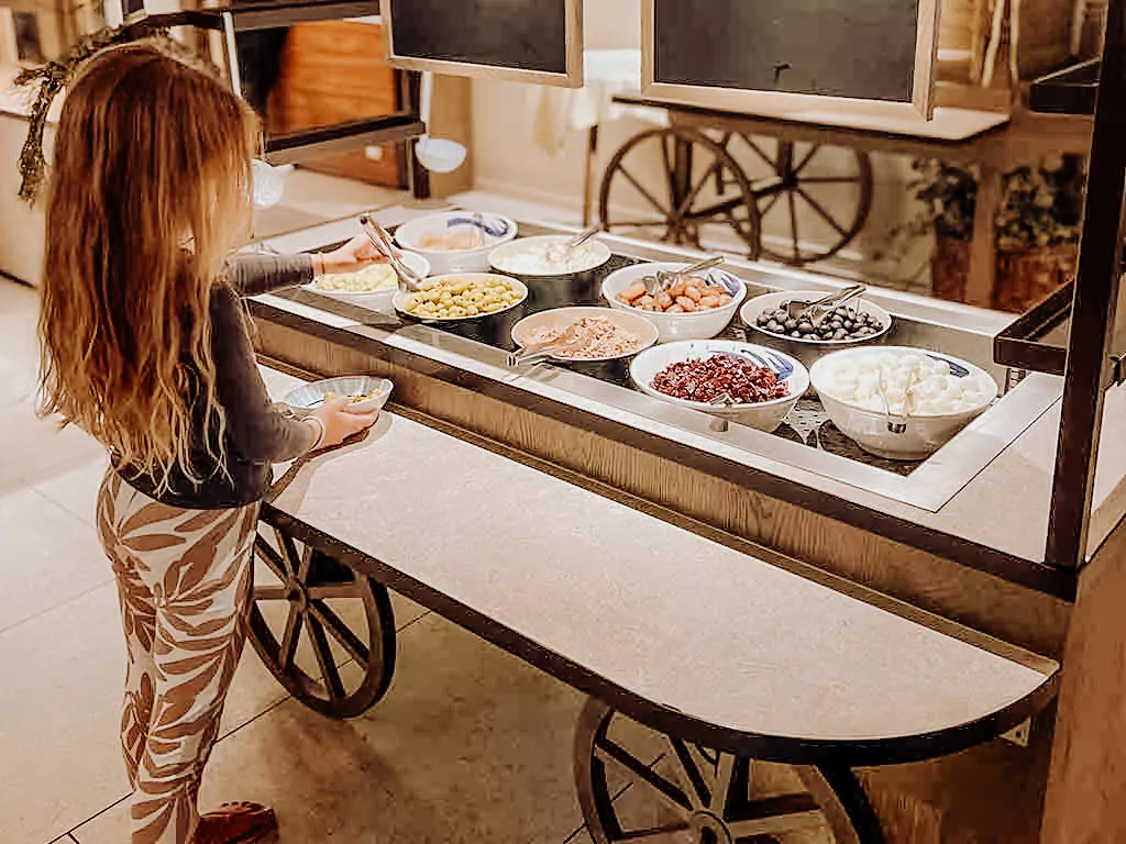 coco travel falkensteiner lido salatbar