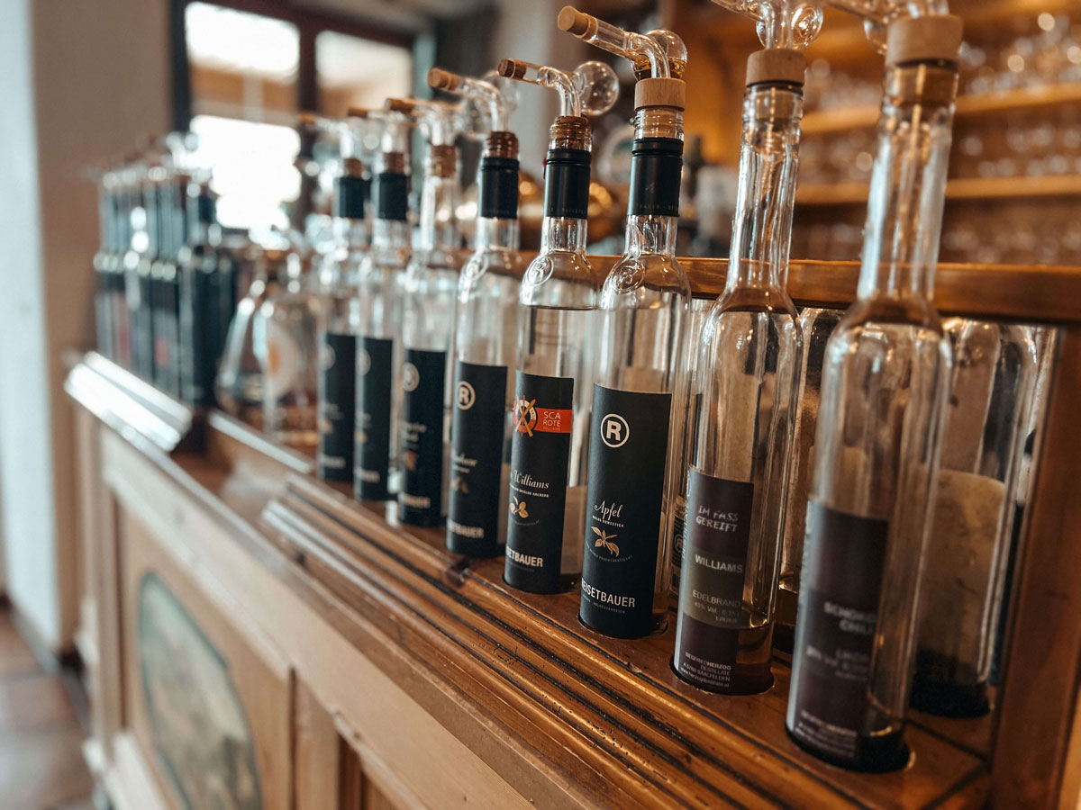 Winterstellgut Schnaps