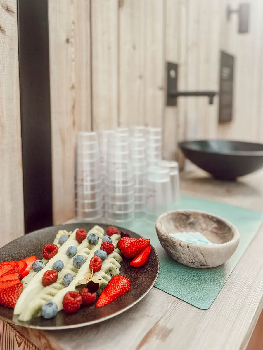 AdlerLodgeRitten Sauna Obst AdlerLodgeRitten Sauna Obst