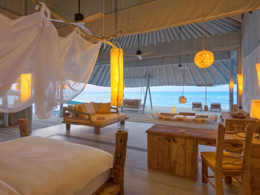 COCOtravel Soneva Secret Overwater Hideaway Interior