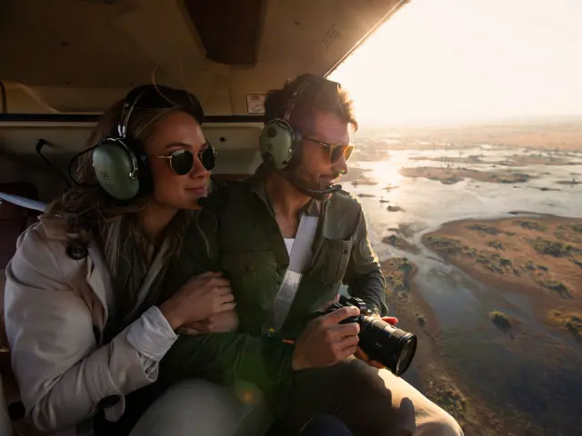 Tubu Tree Botswana Helikopterflug