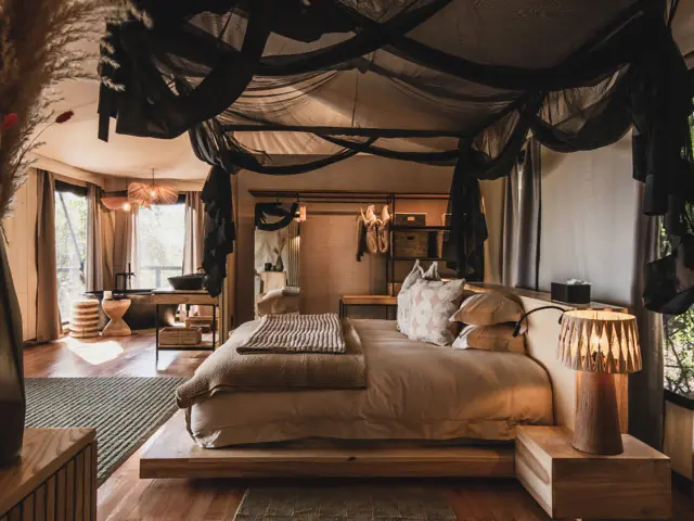 Tubu Tree Botswana Schlafzimmer