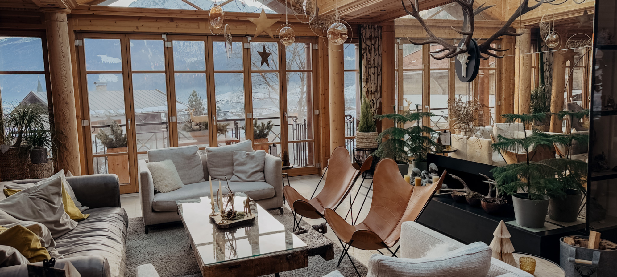 Baumhaus Lodge im Hotel Gassner – Wintergarten
