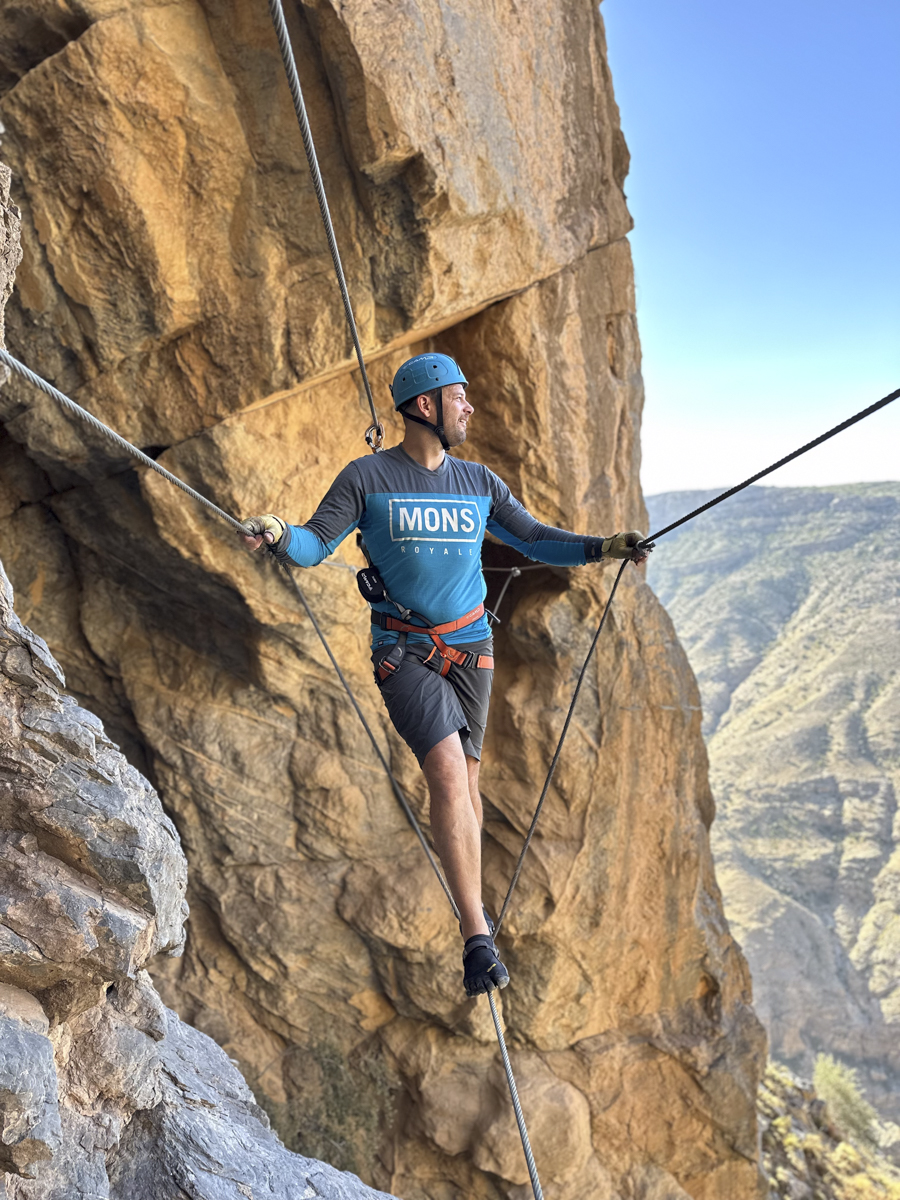 COCOtravel Oman Alila JabalAkhdar Klettersteig 2