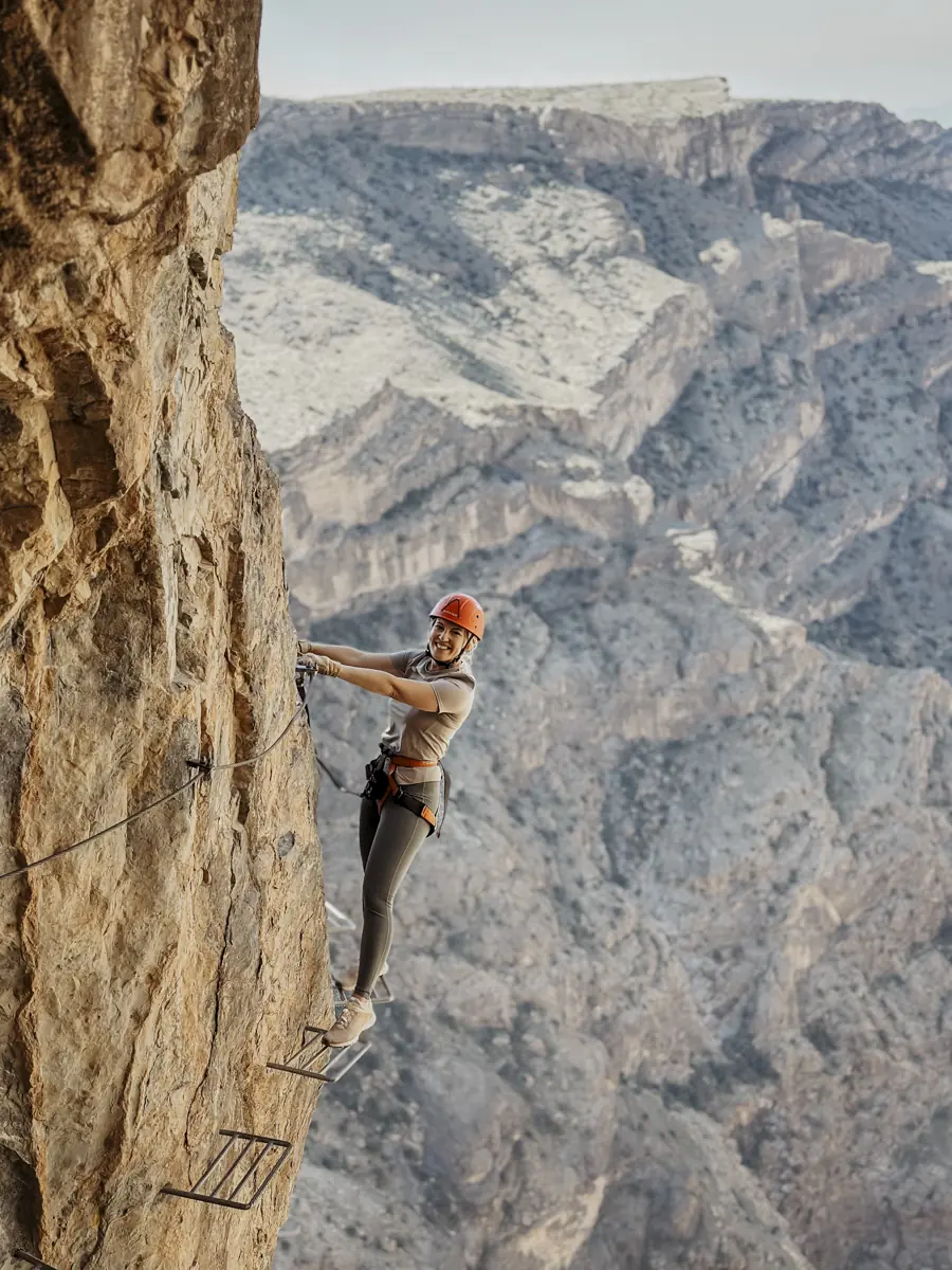 COCOtravel Oman Alila JabalAkhdar Klettersteig 8