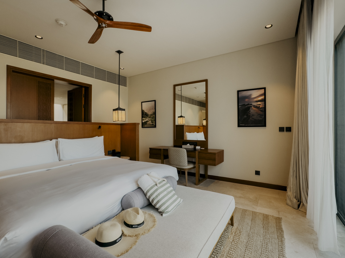 COCOtravel Oman AlilaHinuBay Villa Schlafzimmer 2