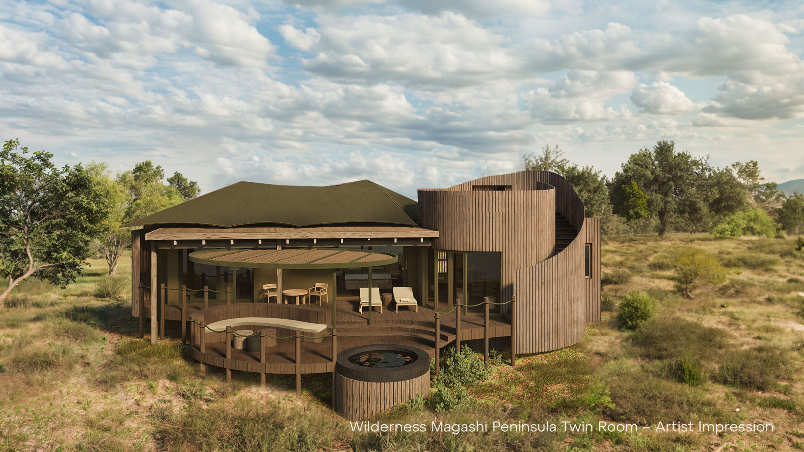 Wilderness Magashi Peninsula Twin Room Artist Impression 1 scaled