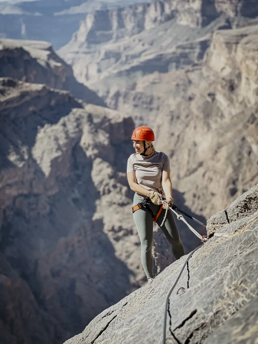 COCOtravel Oman Alila JabalAkhdar Klettersteig 12