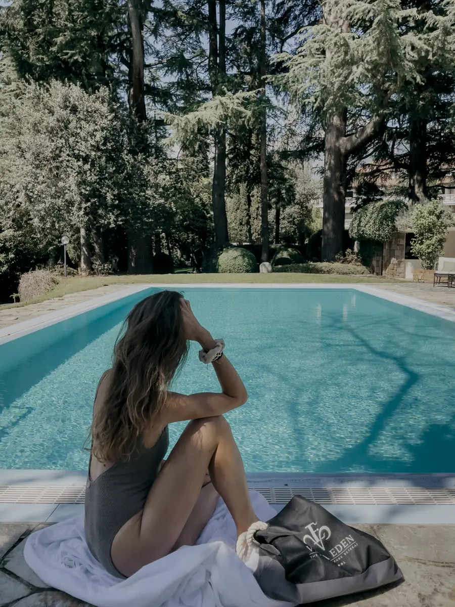 COCOtravel Suedtirol VillaEden PoolmitTasche