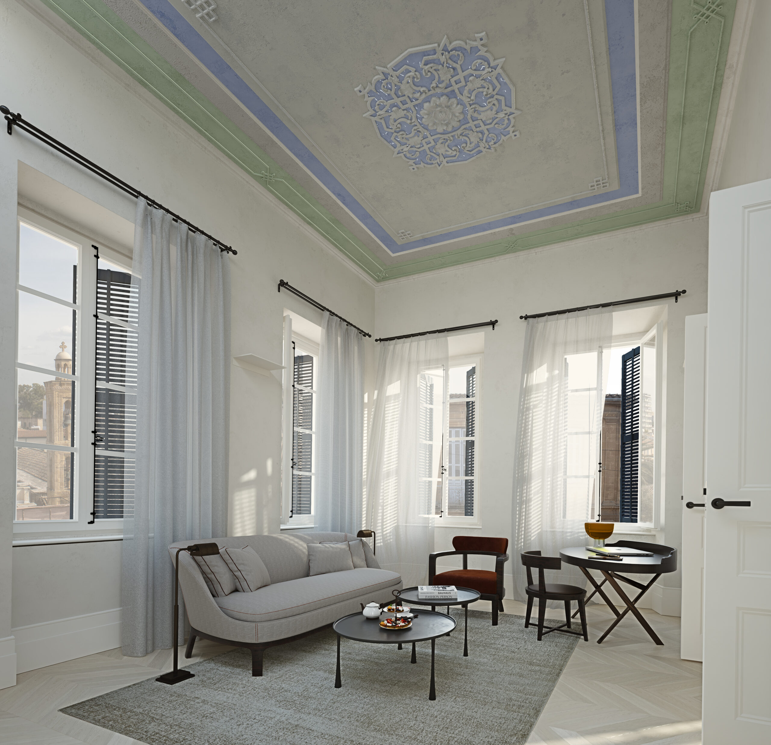 Rendering Luxe Sweet One Bedroom Suite 2 scaled