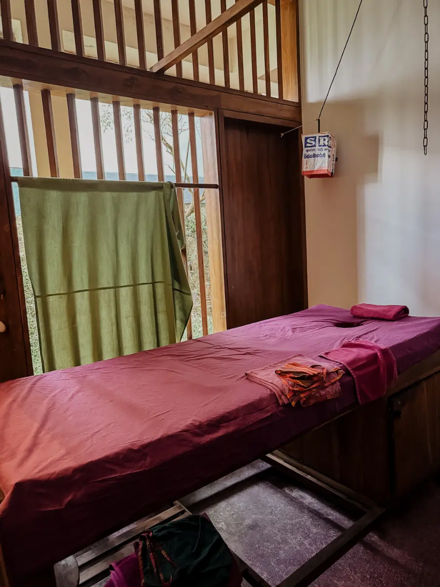 COCOtravel UTMT SriLanka ayurveda behandlungsraum