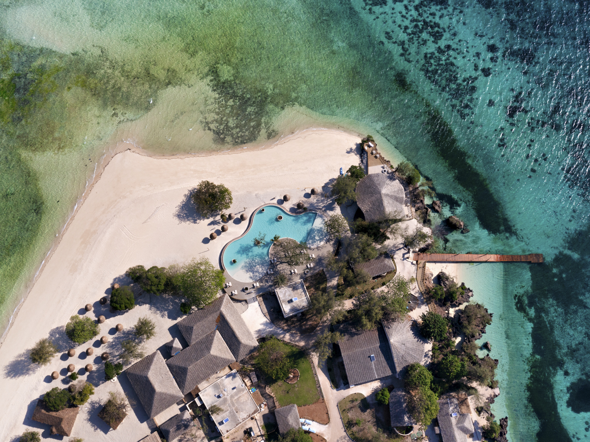 Bawe Island Aerial Pool view Bawe Island Aerial Pool view