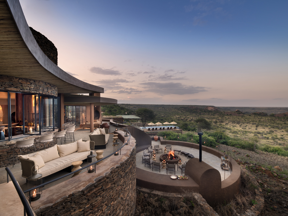 Kenya Suyian Lodge Bar View Kenya Suyian Lodge Bar View