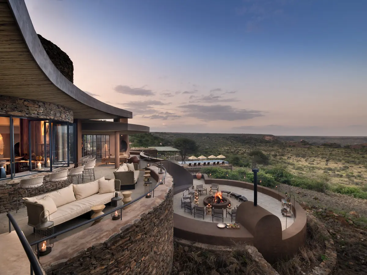 Kenya Suyian Lodge Bar View Kenya Suyian Lodge Bar View