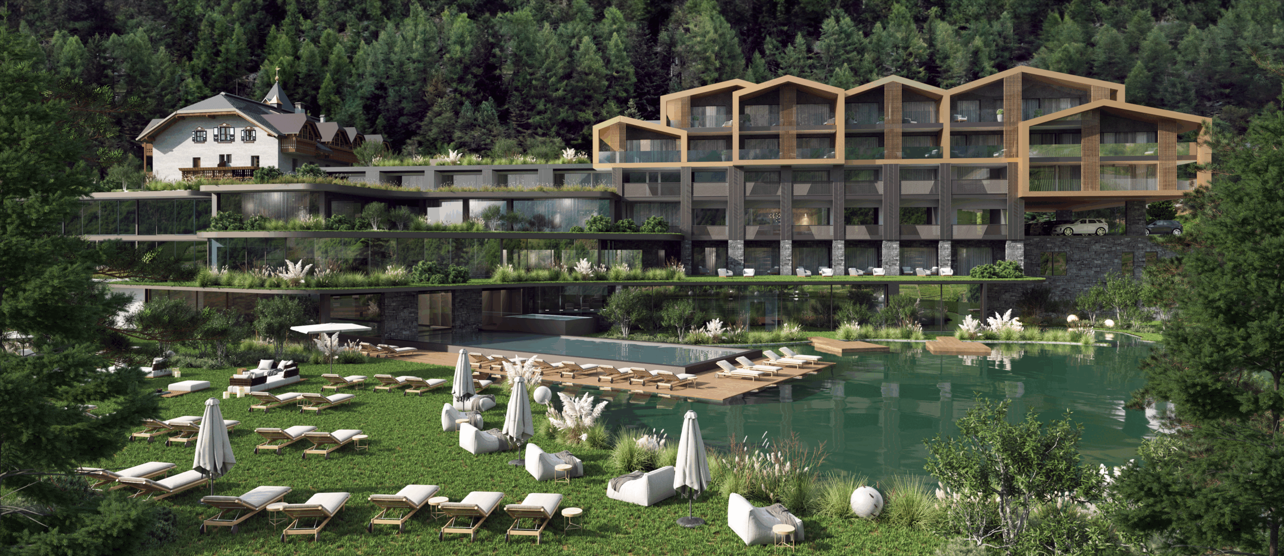 die post am ortler ortles spa 3 mit naturbadeteich foto architekten archifaktur 35x18cm 300dpi scaled