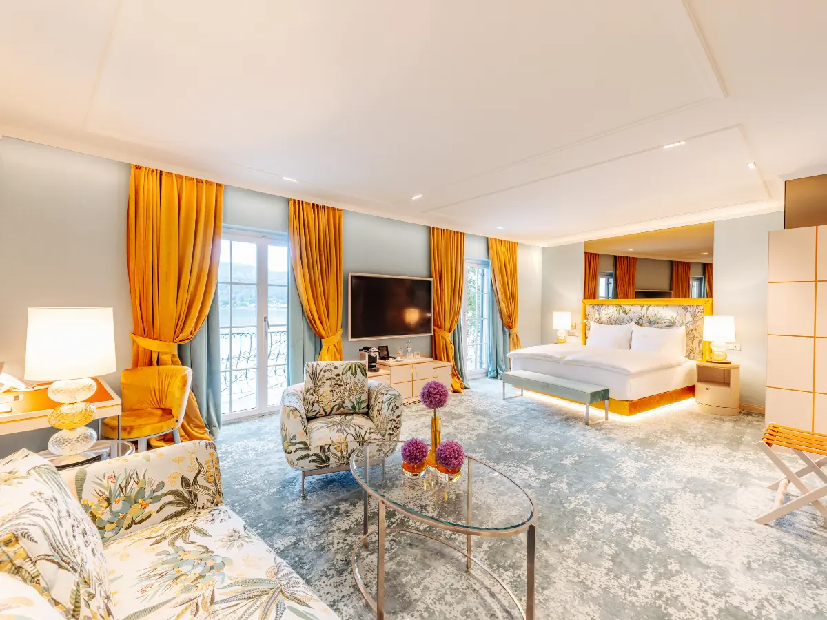 schloss seefels junior suite seeblick waschnig