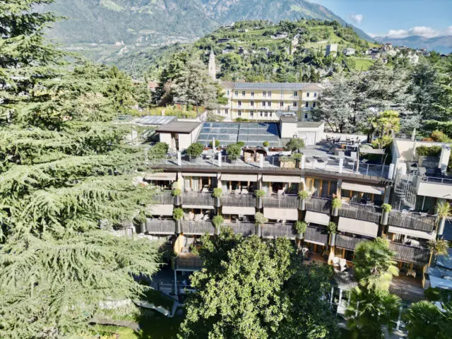 Hotel Mignon Meran, von oben