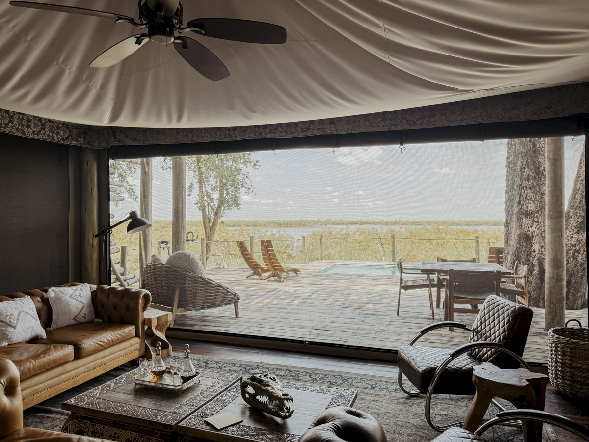 COCOtravel Botswana GreatPlains SitatungaPrivateIsland Suite Wohnzimmer 33 COCOtravel Botswana GreatPlains SitatungaPrivateIsland Suite Wohnzimmer 33