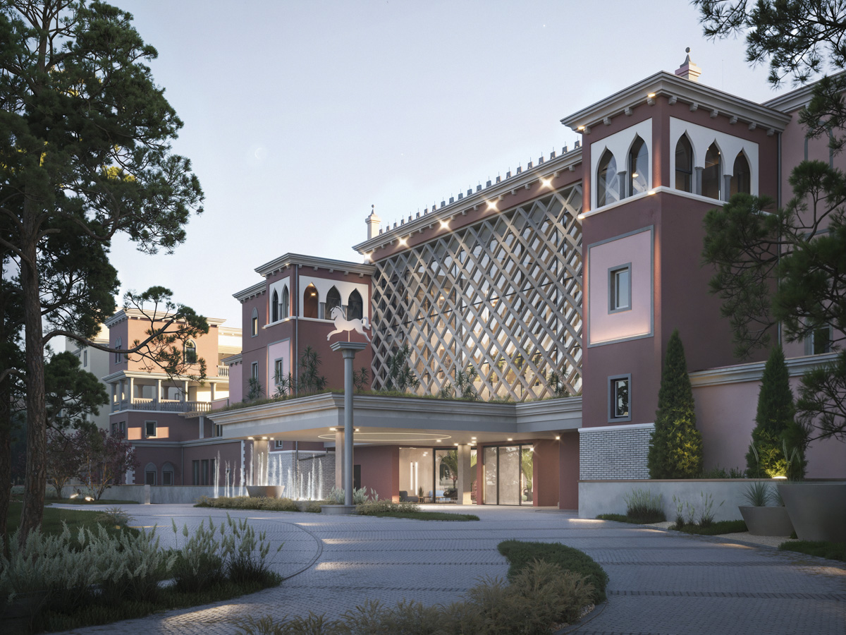 Cavallino Bianco Caorle – Vista d’ingresso 2 (1)