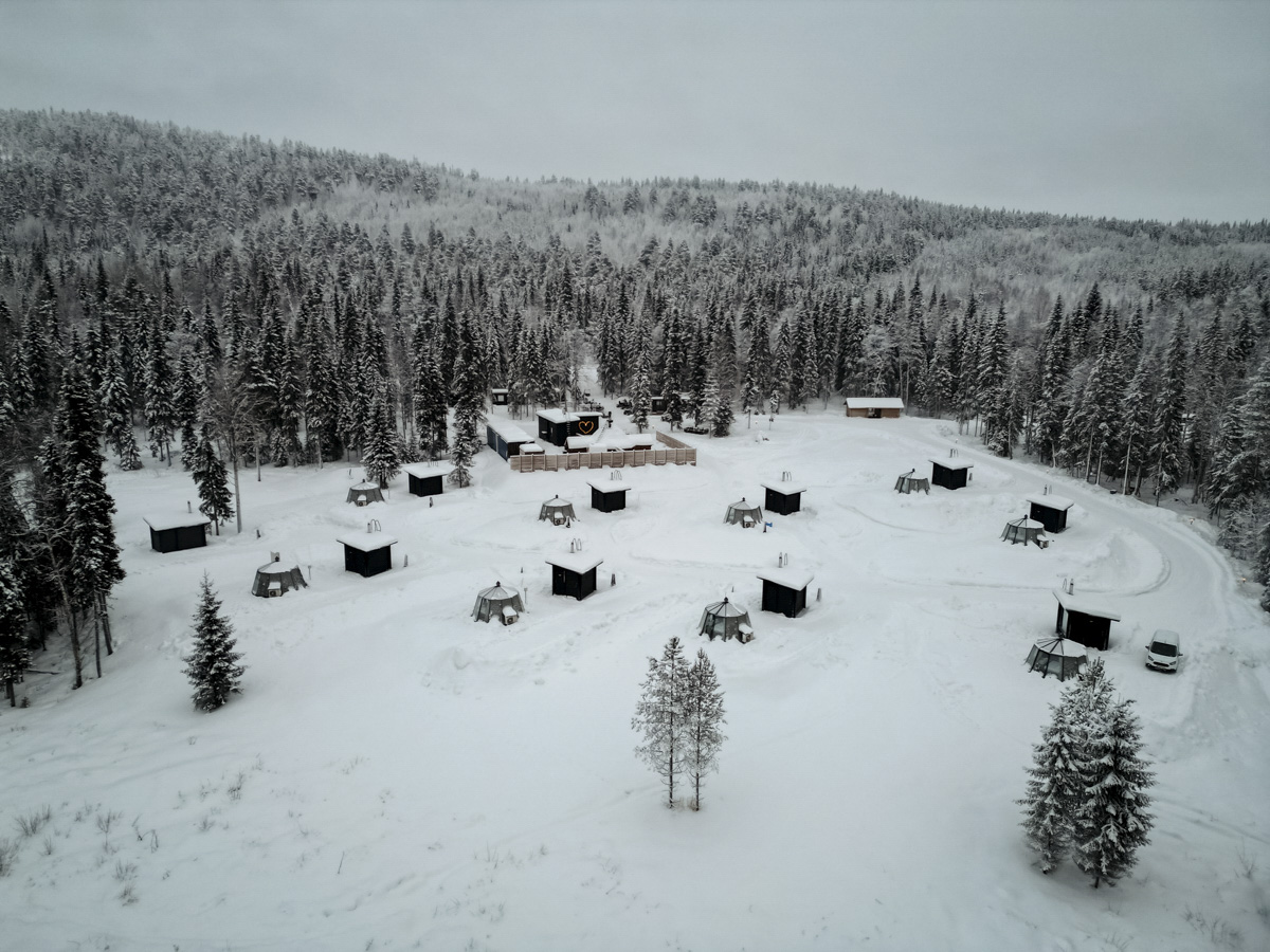 COCOtravel Lappland NovaGalaxyVillage Umgebung Winterwonderland 1