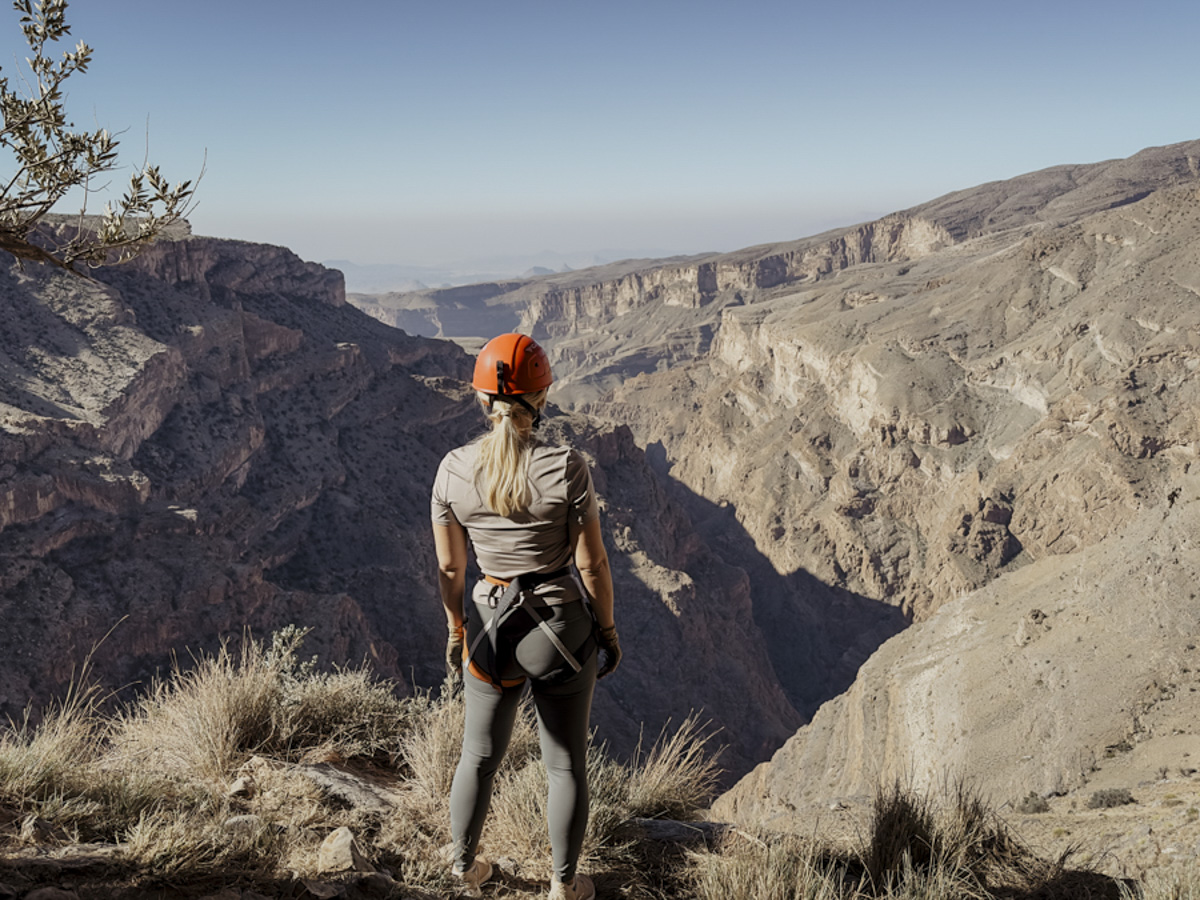 COCOtravel Oman Alila JabalAkhdar Klettersteig