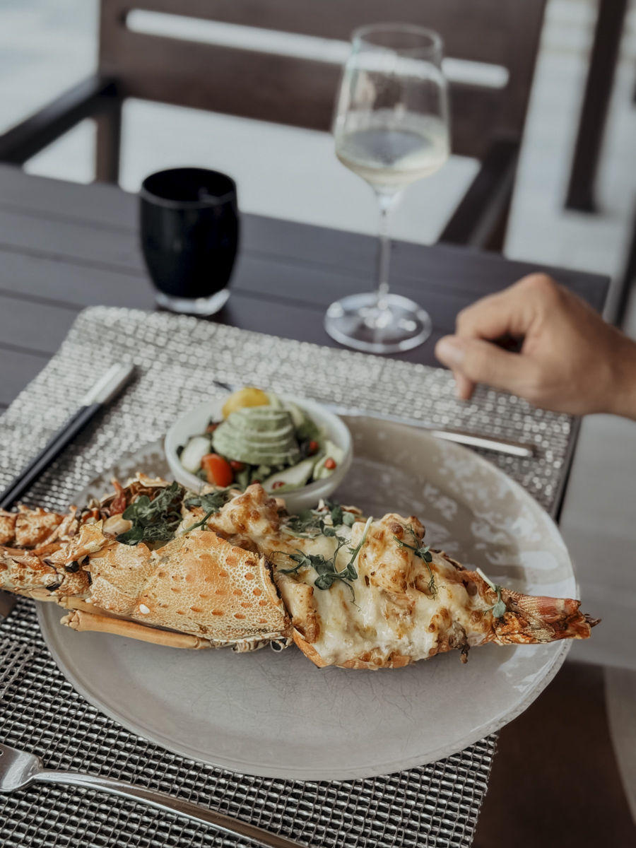 hoch kulinarik bodumas lunch lobster kuredhivaru malediven COCOtravel